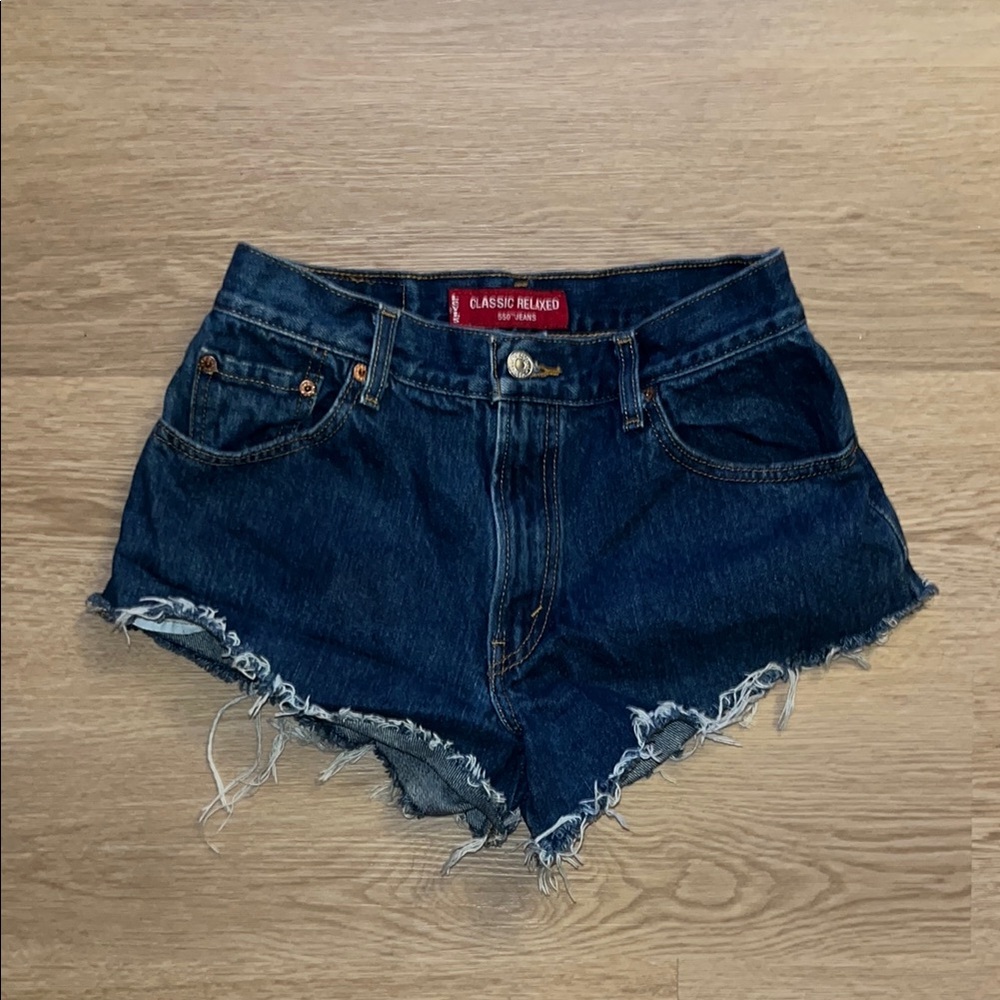 Dark Wash LEVI’S Denim Shorts